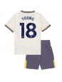 Billige Everton Ashley Young #18 Tredjedraktsett Barn 2024-25 Kortermet (+ Korte bukser)